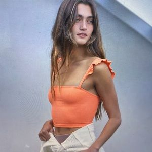 Free People Movement Happiness Runs Flirty Crop Tank